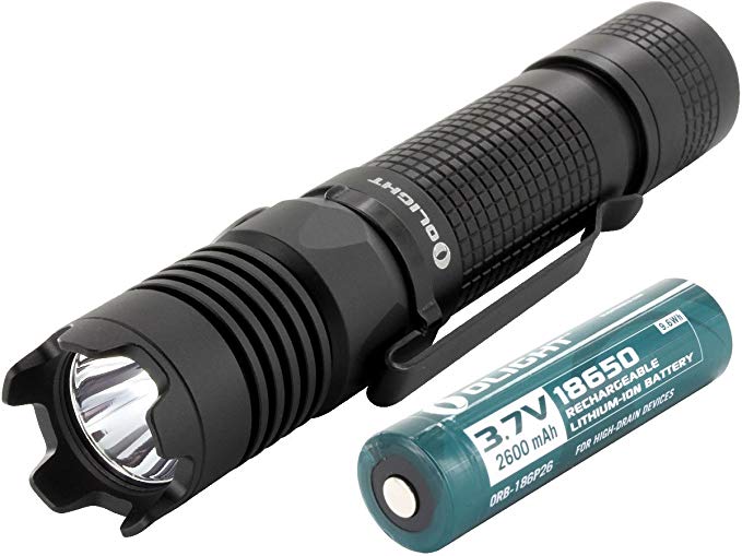 OLIGHT Bundle M1X Striker 1000-Lumen Flashlight Kit with 18650 Battery