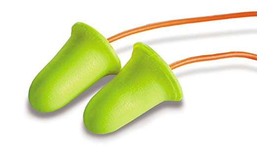 3M E-A-Rsoft FX Corded Earplugs, Hearing Conservation 312-1274 in Poly Bag