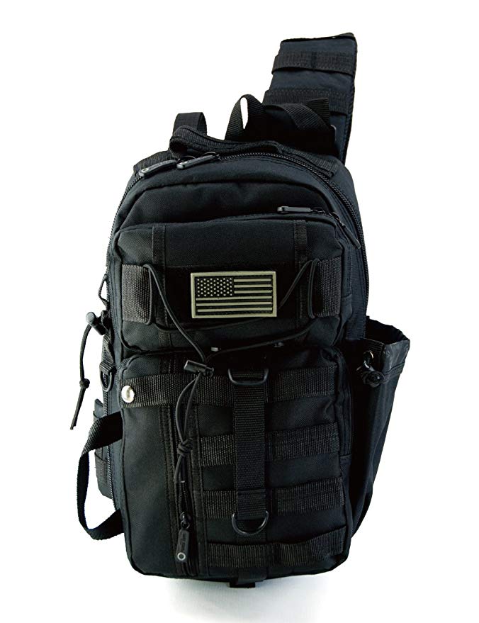 IMPACK RT1525 Tactical Molle Assault Shoulder Cross Body One Strap Sling Backpack