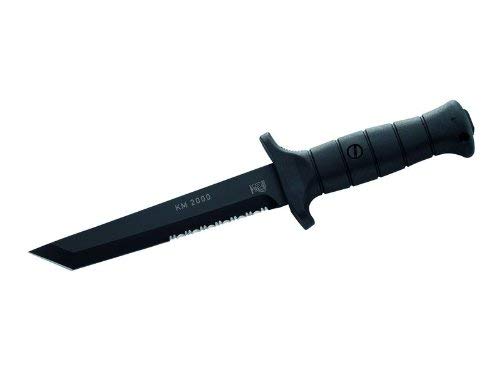 Eickhorn KM2000 German Infantry Tanto Combat Tactical Knife and Sheath with Diamond Sharpener