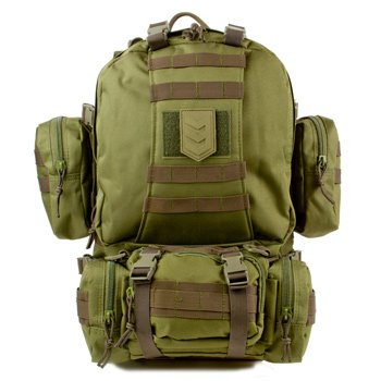 3V Gear Paratus 3-Day Operator's Tactical Backpack, Military Rucksack/Bug Out Bag with MOLLE, Survival, Backpacking, Hunting, Backpack (Black, Grey, Tan, OD)