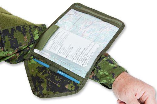 Combat Quarterback (Armband Checklist or Tactical Armband), with Removable Checklist Envelopes (for Notes/Maps) Included