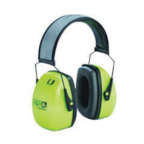 Honeywell HON1013941 Leightning Hi-Visibility L3HV Over-The-Head Earmuffs, Plastic, 1