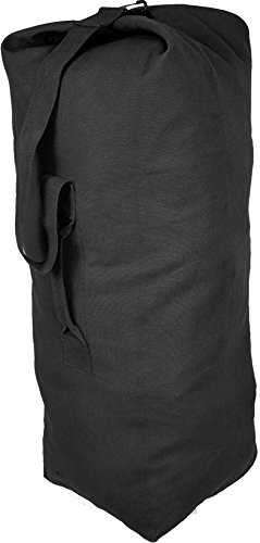 Black Giant Top Load Canvas Military Duffle Bag (30