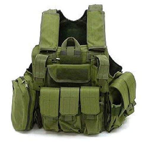 GAGA Tactical Molle Airsoft Vest Paintball Combat Soft Vest OD Green