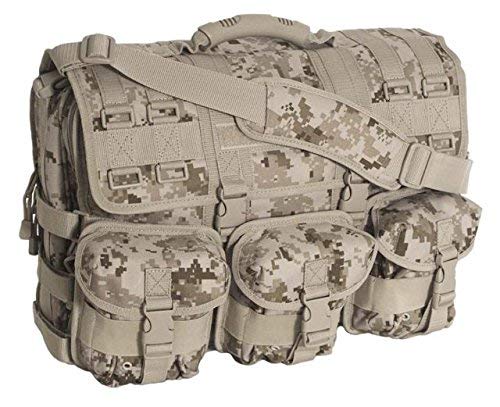 Code Alpha Tactical Gear Computer Messenger Bag, Marpat Desert Digital Camouflage, 17 1/2in.x12