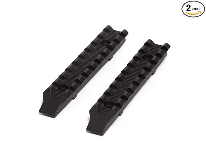 LongShot Black Anodized Aluminum Picatinny Side Rails (set of 2) for Hi-Point 995TS model carbines