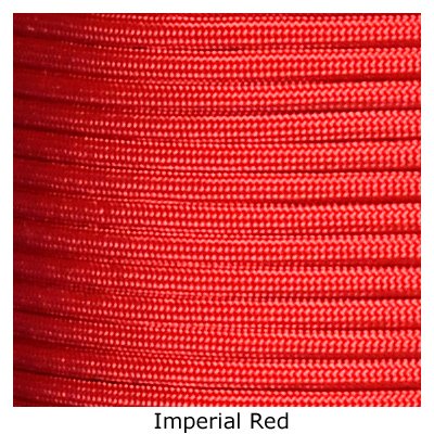 Tactical 550 Paracord - Imperial Red, 1000 FT