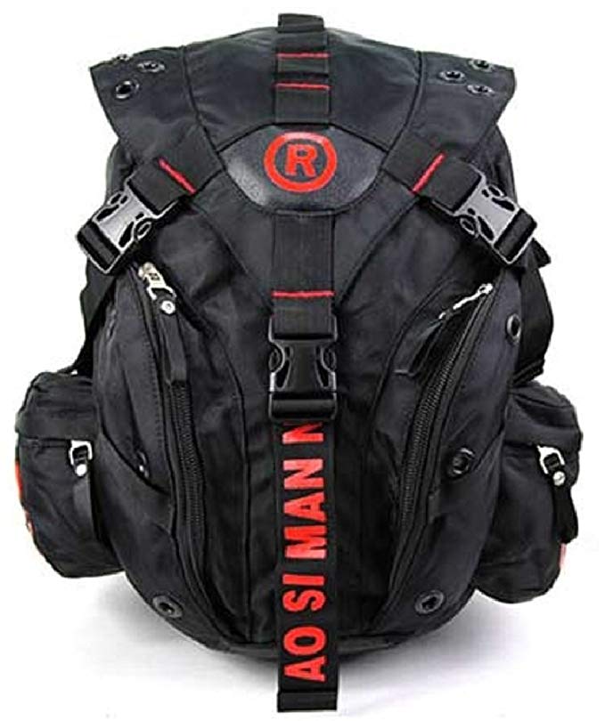 BLACK Outdoor Sports Travel Camping Biking Hiking Backpack School Bag Laptop(Large)