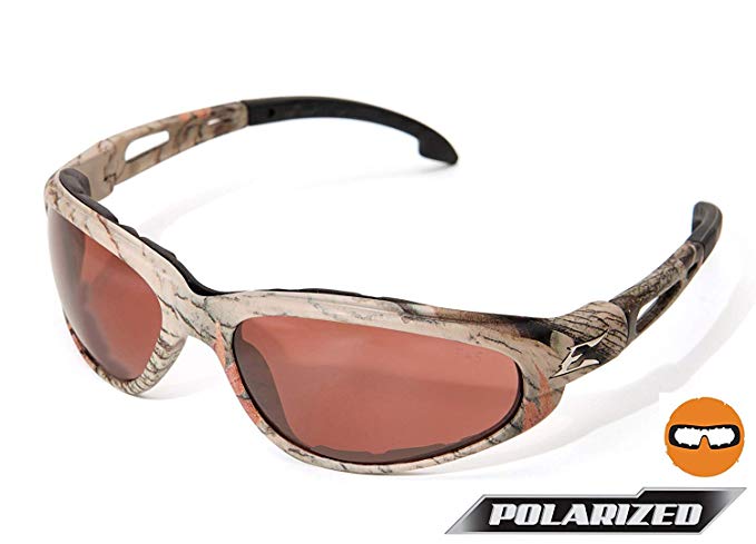 Edge Eyewear Dakura Polarized-Camouflage / Copper Driving Lens with Gasket