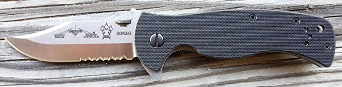 Emerson Range Master Sheepdog SFS Flipper Knife with Partial Serrated Blade