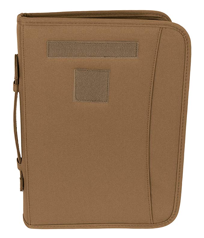 Battle Ready Coyote Military Zippered 3 Ring Binder And Padfolio