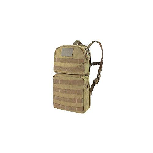 Condor HCB2 Tactical Hydration Carrier MOLLE Day Pack with Bladder - Coyote Tan by Condor Outdoor