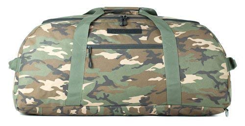 Woodland Camo Convertible Duffle Backpack