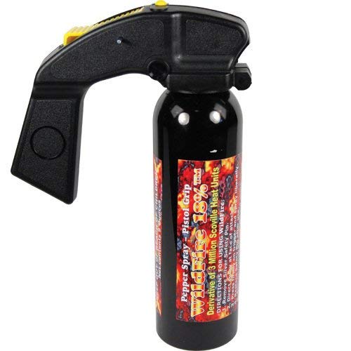 Wildfire 18% Pepper Gel Sticky Pepper Spray 9 oz, Pistol Grip