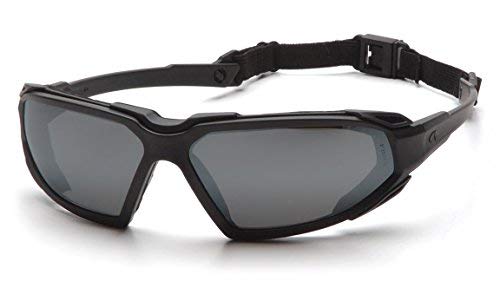 Pyramex SBB5020DT Highlander Safety Glasses Black Frame w/Gray Anti-Fog Len(12 Pair)