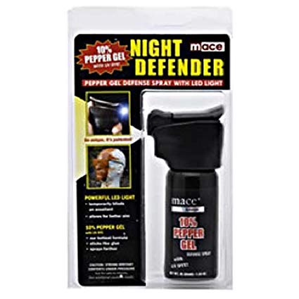 Mace Nite Defender Pepper Gel with LED Light