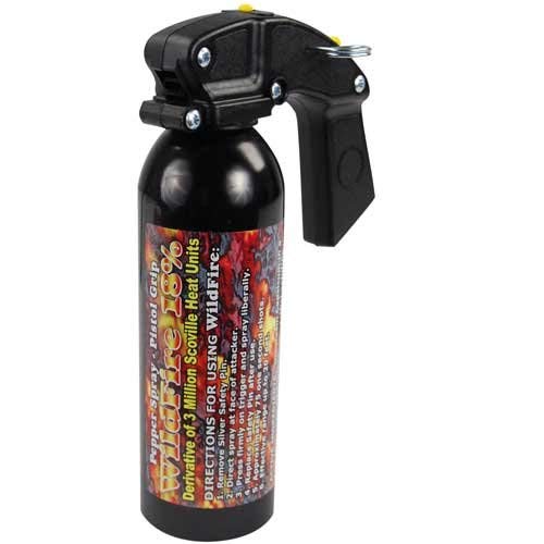 THE SPY SPOT - 18% (ORC) Pistol Grip Pepper Spray Rated at 3 million (SHU) 9 oz. The Ultimate in Home, Auto & Personal Defense - MADE IN USA