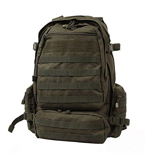 Tactical Backpack for Operators, Police, SWAT, Military, and Security Personnel. Large Capacity, MOLLE Straps, Hydration Pouch Pocket. Great for The Range or Camping and Hiking