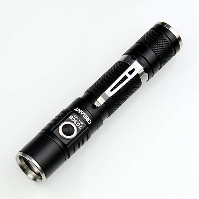 CRELANT 7G3CS edc flashlight CREE XP-L LED 1120 lumens for hiking camping