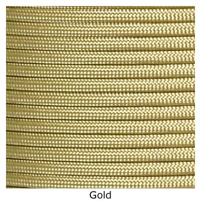 Tactical 550 Paracord - Gold, 1000 FT