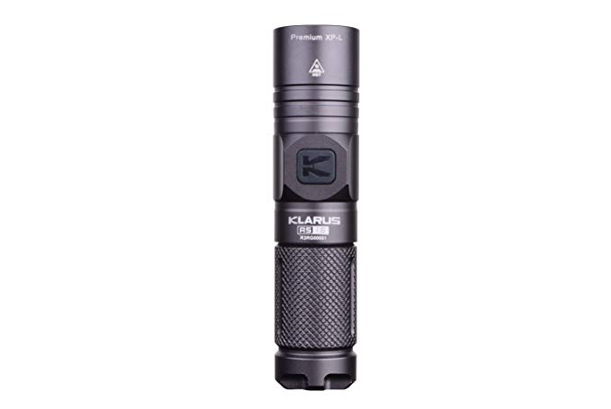 Klarus RS16 Upgraded Rechargeable Flashlight - CREE XP-L HI V3 LED - 500 Lumens - Uses 1 x 16340 (Included) or 1 x CR123A