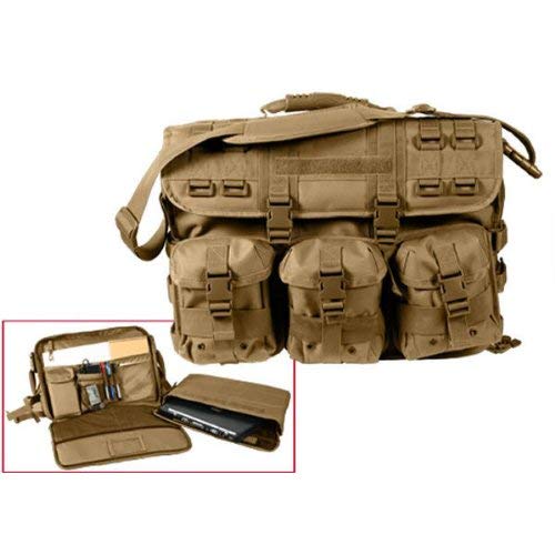 Fox Military MOLLE Tactical Laptop Sholder Bag - Coyote Tan