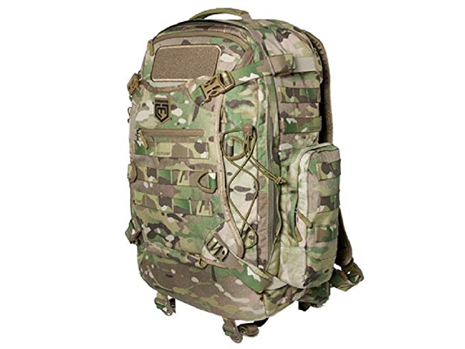 Cannae Pro Gear Phalanx Full Size Duty Pack With Helmet Carry Backpack Molle Webbing