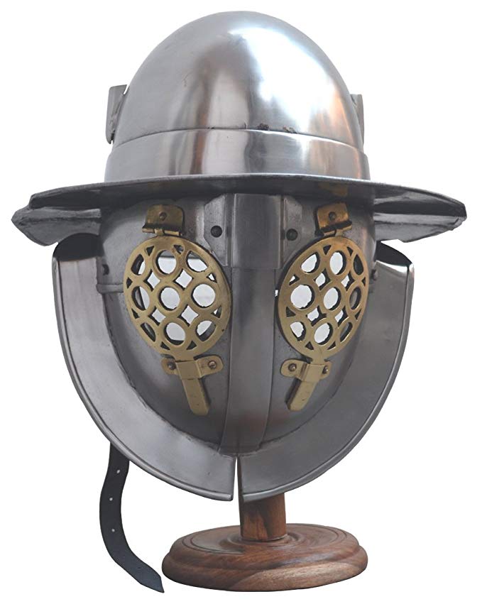 Roman Gladiator Helmet Heavy Duty 14 Gauge