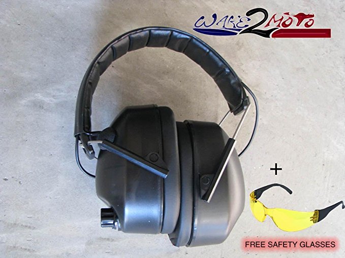 Noise Canceling Electronic Ear Muffs - Protection Shoot Hunting Gun Sport Tactical Safety Blocking Gun Firing Range Eye Firing