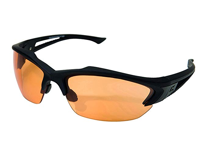 Edge Tactical Eyewear SG610 Acid Gambit Matte Black with Tiger's Eye Lens