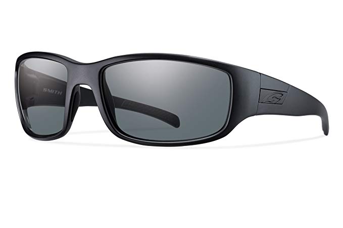 Smith Optics Elite Prospect Tactical Sunglass, Polarized Gray, Black