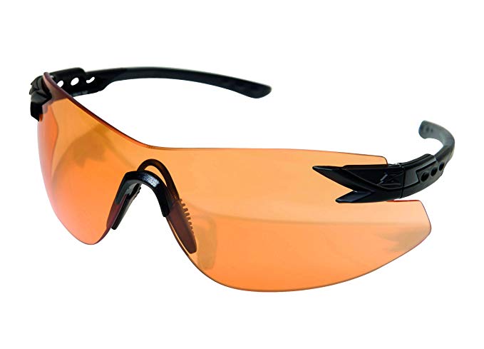 Edge Tactical Eyewear XN610 Notch Matte Black with Tiger's Eye Lens