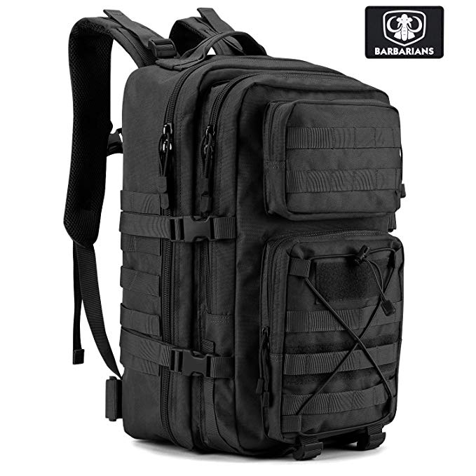Barbarians Military Tactical Backpack 35L Large 3 Day Assault Molle Bag ...