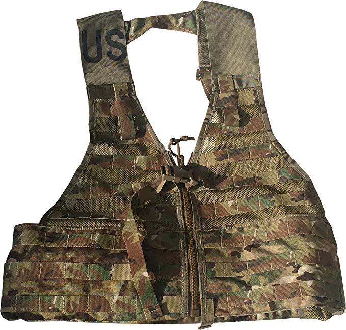 Fire Force #8728 MOLLE II Fighting Load Carrier Load Bearing Vest (FLC) Made in USA (Multi Cam)