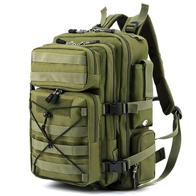 Gonex Tactical Military Backpack Rucksack, Molle Bug Out Bag Backpacks for Outdoor Hiking Camping Trekking Hunting 30L