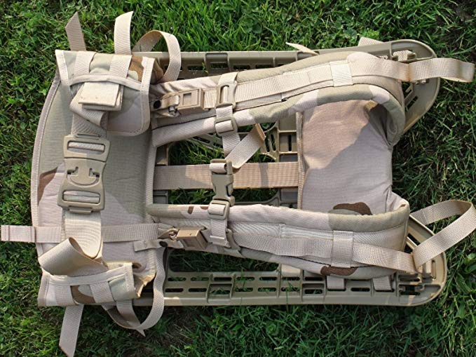 NEW US Army Military Molle ll GEN 4 Rifleman Desert Tan Camouflage HARNESS Frame Shoulder Straps Waist Belt for Backpack by US Goverment GI