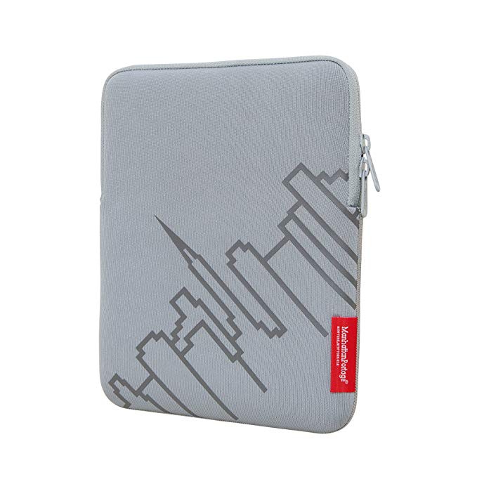 Manhattan Portage Skyline iPad Sleeve, Silver