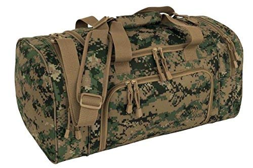 Code Alpha Tactical Gear Locker Bag, Marpat Woodland Digital Camouflage, 21in.x11 1/4in.x21